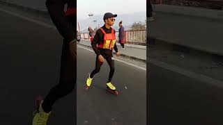 Jai bhole ki 🙏 #bholenath #kawariya #skating #streetskating #roadskating #indianskater#2023shorts