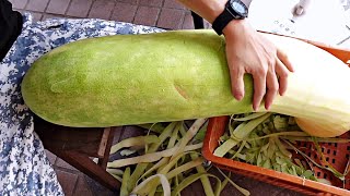 Handmade Sweetened White Gourd Drink｜Winter Melon Drink Making - Taiwanese Street Food