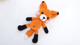 玩偶钩针编织 可爱的小狐狸 crochet amigurumi fox