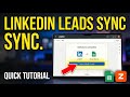 How to authorize Google Sheets to sync LinkedIn leads via Zapier - Quick Tutorial