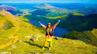 Hitchhiking to Wales, Snowdon alone | Hippie camping