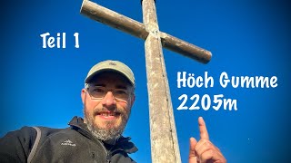 Zwei Tage in den Bergen. Von Lungern bis zum Höch Gumme 2205m. Tag 1