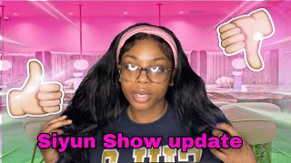 Siyun Show hair 3 week update *not sponsored