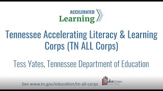 Tennessee Accelerating Literacy and Learning Corps