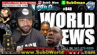 Rapper BEANIE SIGEL BROKE? @Sub0WorldNews105.1 Live Stream #840