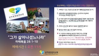 [공주중앙감리교회]ㅣ2020.04.12ㅣ그가 살아나셨느니라ㅣ마태복음 28:1-10ㅣ설교말씀