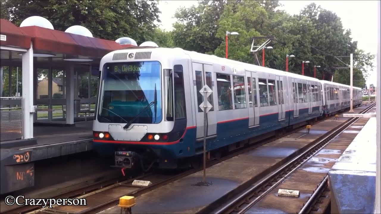 RET Metro Type S Op Oosterflank Rotterdam Richting Spijkenisse De ...