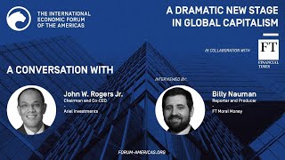 A Dramatic New Stage in Global Capitalism | IEFA Online Conversations Series