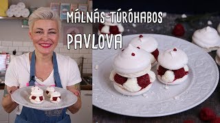 Ide süss! Violetta: Málnás-túrókrémes pavlova | Mindmegette.hu