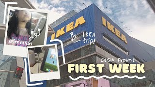 💻 first week of uni (dlsu) | ikea trip, online classes, orientation