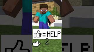 Herobrine Kills Entity 303 Girl #shorts #minecraft