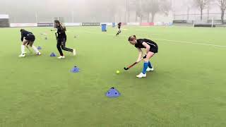 SKILLZ Hockeysupport - Two touch passing (give \u0026 go)