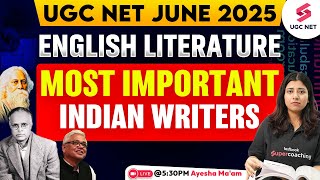 UGC NET English Literature Classes 2025 | Indian Writers in English Literature #1 By Ayesha Ma'am