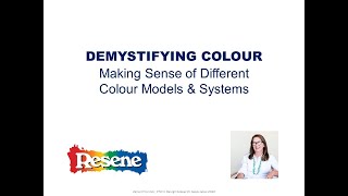 Demystifying Colour - Making Sense of Different Colour Models and Systems