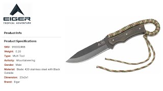 REVIEW PISAU EIGER TEBO KNIFE 3914 || 910002466