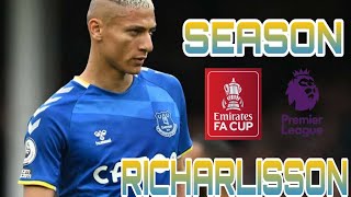 RICHARLISON'S SEASON FOR EVERTON (BRAZIL'S OUTSTANDING PLAYER IN THE WORLD CUP)