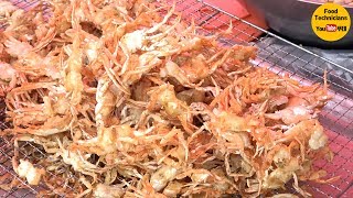 바삭바삭 베이비 크랩 튀김 (fried crispy mini-crap) - 한국 길거리음식 / Korean street food / 포항 오천시장