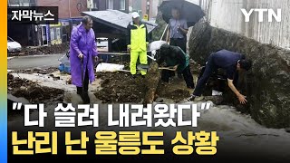 [자막뉴스] 하천처럼 변한 도로...날벼락 맞은 울릉도 상황 / YTN