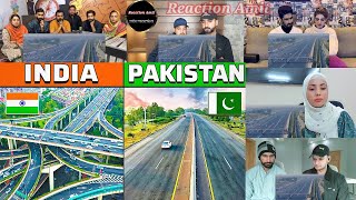 Mix reaction | INDIAN ROADS VS. PAKISTANI ROADS | कौन बेहतर है? | mix mashup reaction |reaction amit
