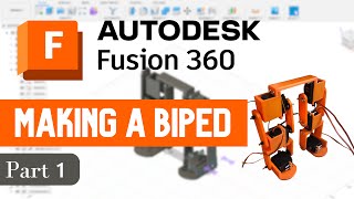 Making a 3D Printed ESP32 Biped - 3D Modelling: Part 1