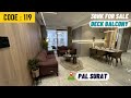 3BHK Flats for sale in Pal Surat! Property in Surat with Deck Balcony