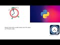 How to make an alarm using python l (With Speaking Clock functionality)