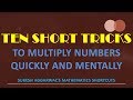 10 Multiplication Short Tricks in One Video
