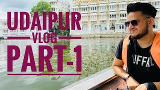 Udaipur Vlog | Part-1 | Vlog 4🎥 | Sajjangarh Fort | City Palace | Rajasthan Diaries 🔥♥️🙌🏻😎
