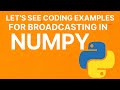 Code Implementation of Numpy's Broadcasting in Python 