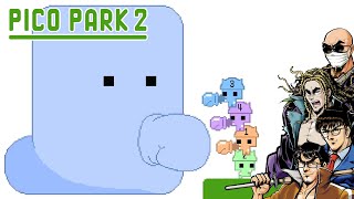 【4人】もちろん俺らは抵抗するで？拳で【PICO PARK 2】＃５