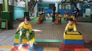 10511貞德幼兒園真愛班 體能課跳跳箱