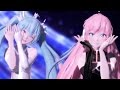 MMD TDA Deja Vu Miku & Luka - Higai Mousou Keitai Joshi