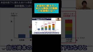 米金利に備えろ！米ドル債券2大戦略①劣後債とは？ #shorts #劣後債 #米ドル債券