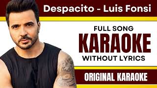 Despacito - Karaoke Full Song | Without Lyrics