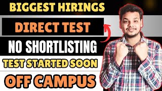 Direct Test Hiring Announced | Accolite Biggest Hiring Update | OFF Campus Drives 2025, 2024 Batch