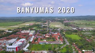 Drone View Kota Banyumas Jawa Tengah 2020