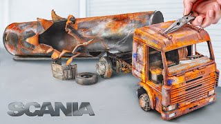 Restoration Abandoned Scania 143m vs Kenworth K200 | Rebuild and Customization!