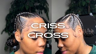 4 Criss-Cross stitch braids