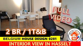 HOUSE DESIGN TEMPLATE NO.281 / 2BEDROOM -1 TOILETBATH  / DREAM HOUSE  INTERIOR  FULL VIDEO VIEW