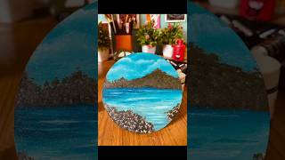 Landscape painting on mdf board//#art #painting #shorts #shortvideo #2025 #artwork