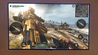 PLAYING WARZONE MOBILE ON TV