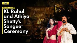 KL Rahul-Athiya Shetty Wedding: Here's a glimpse of KL Rahul and Athiya Shetty's Sangeet Ceremony
