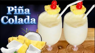 Cocktail piña colada/Tropical Drink /receta fácil