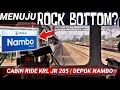 PERJALANAN KE stasiun UJUNG NAMBO | CABIN RIDE KRL INDONESIA JR 205