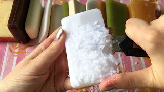 Сухие обмылочки и остаточки разного мыла| ASMR DRY Soap Carving (NO TALKING) | Relaxing Sounds