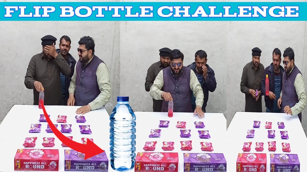 Flip The Bottle Challenge | Flip Bottle Eat Cake 🍰 | Flip Bottle ...