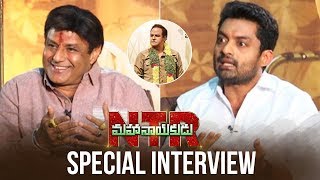 Balakrishna and Kalyan Ram Special Interview About NTR Mahanayakudu | Manastars