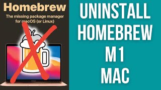 How To Uninstall Homebrew (2023) macOS M1 Mac