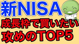 【FANG＋/NASDAQ100/インド株】新NISAの成長枠で買いたいものTOP5【2024年最新版】