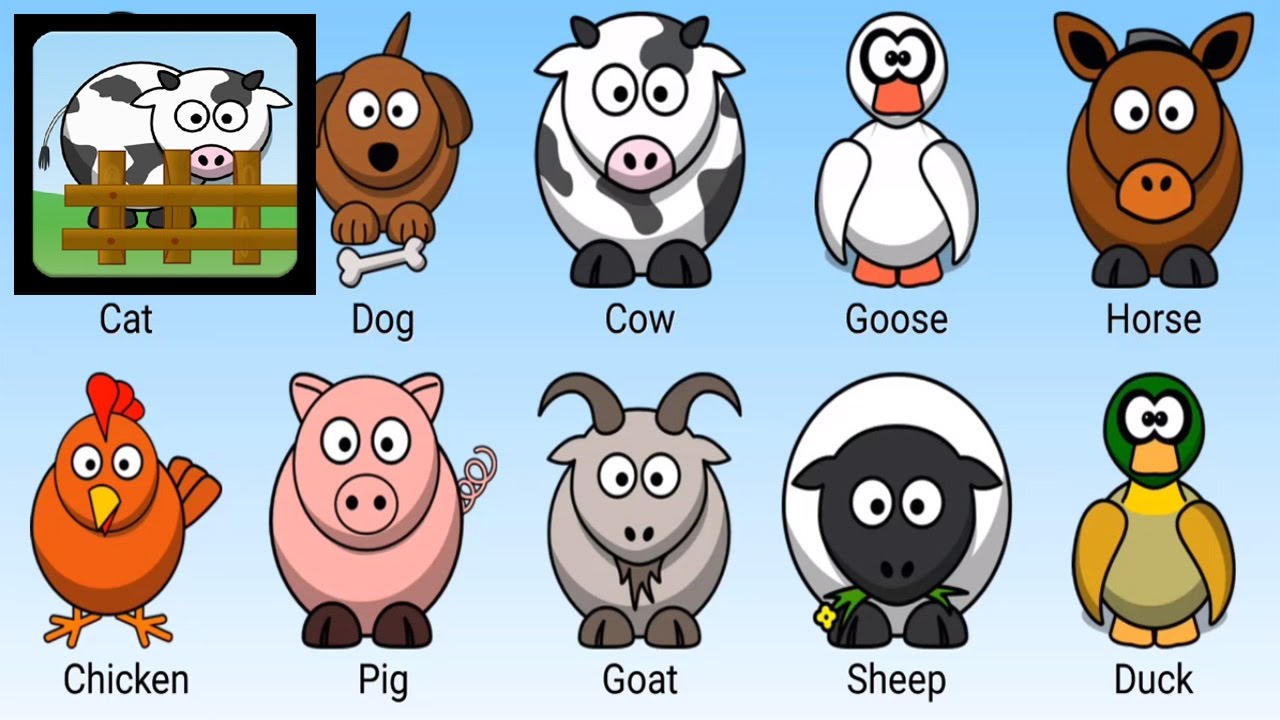 Farm Animals And Their Sounds At Robert Printz Blog